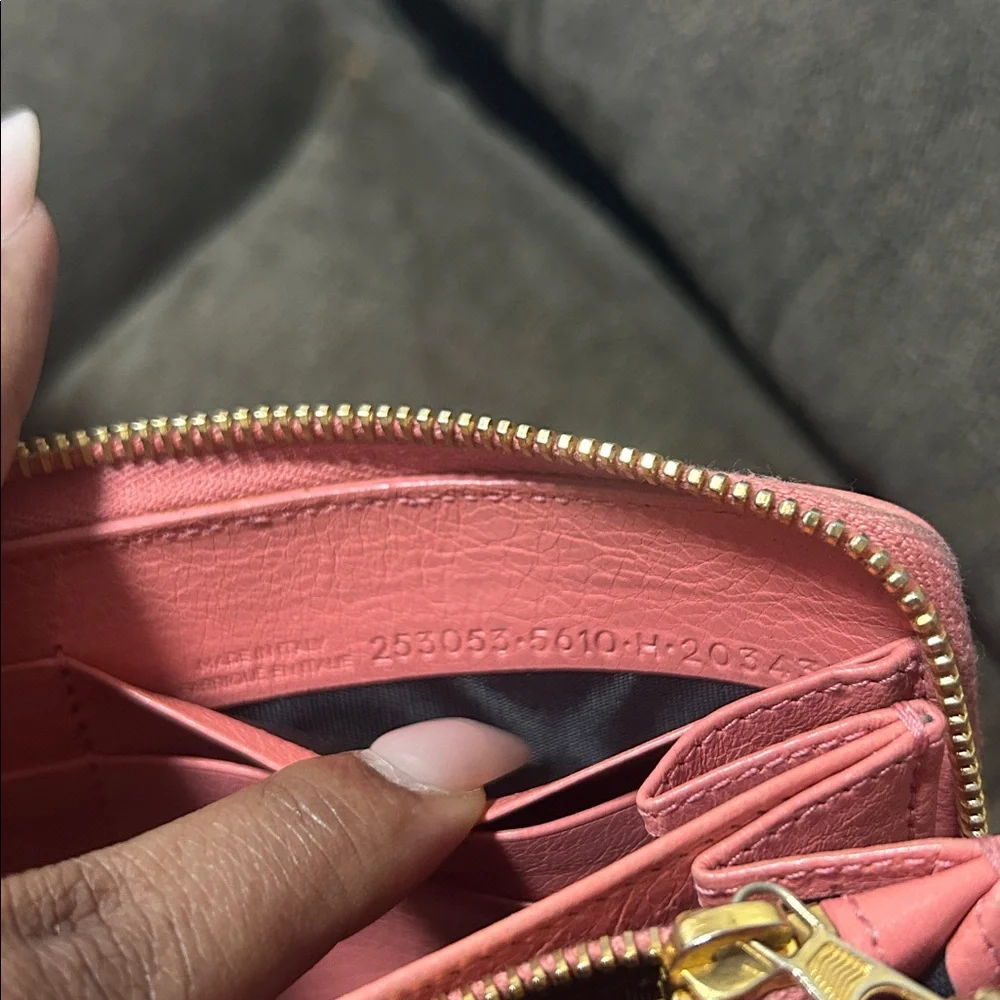 Balenciaga Pink Wallet with Gold Accents - Picture 9 of 12
